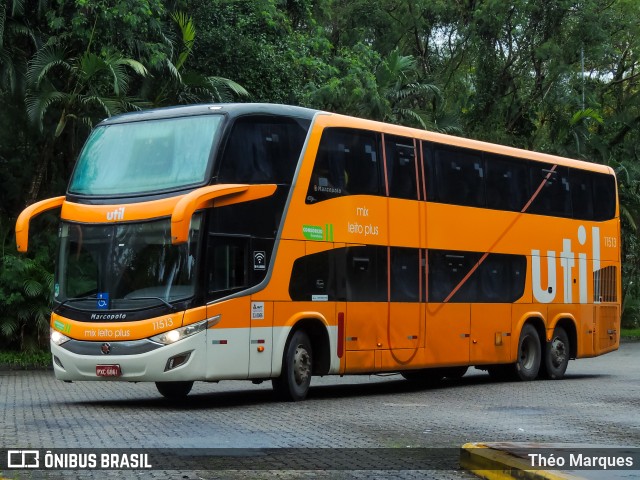 UTIL - União Transporte Interestadual de Luxo 11513 na cidade de Angra dos Reis, Rio de Janeiro, Brasil, por Théo Marques. ID da foto: 11402778.