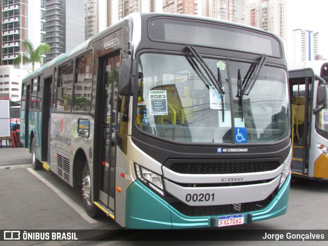 Auto Viação Urubupungá 00201 na cidade de Barueri, São Paulo, Brasil, por Jorge Gonçalves. Número da foto: #11401307.