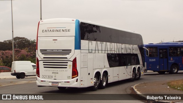 Auto Viação Catarinense 321309 na cidade de São Paulo, São Paulo, Brasil, por Roberto Teixeira. ID da foto: 11402627.