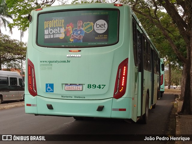 Viação Paraty 8947 na cidade de Jaú, São Paulo, Brasil, por João Pedro Henrique. ID da foto: 11403407.