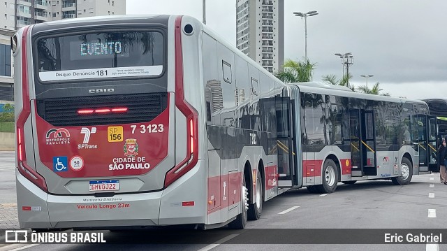 Viação Metrópole Paulista - Zona Sul 7 3123 na cidade de Barueri, São Paulo, Brasil, por Eric Gabriel. ID da foto: 11403060.