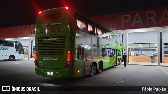 Eucatur - Empresa União Cascavel de Transportes e Turismo 5700 na cidade de Garuva, Santa Catarina, Brasil, por Fábio Paixão. Número da foto: #11404267.