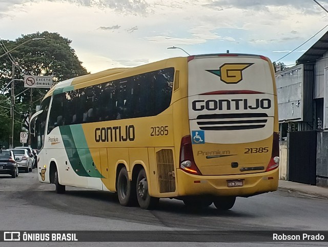 Empresa Gontijo de Transportes 21385 na cidade de São José dos Campos, São Paulo, Brasil, por Robson Prado. Número da foto: #11401804.