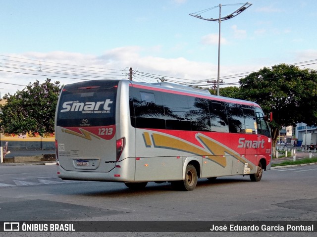 Viação Smart Transporte e Turismo 1213 na cidade de Monte Mor, São Paulo, Brasil, por José Eduardo Garcia Pontual. Número da foto: #11402136.
