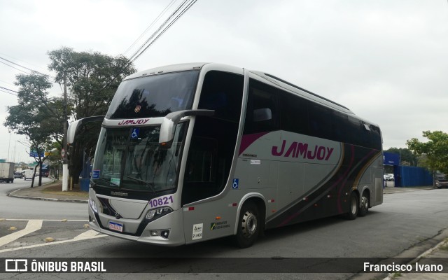 Viação Jam Joy 10821 na cidade de São Paulo, São Paulo, Brasil, por Francisco Ivano. Número da foto: #11403057.