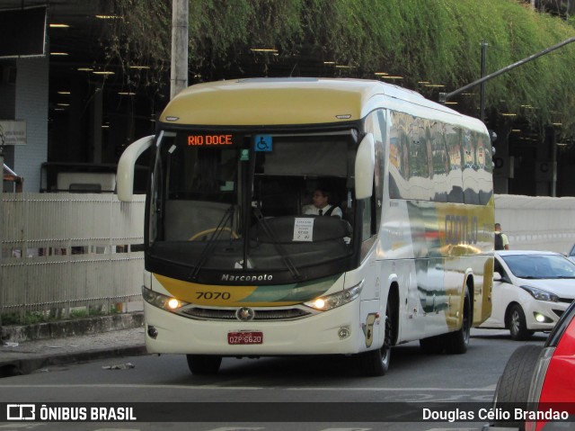 Empresa Gontijo de Transportes 7070 na cidade de Belo Horizonte, Minas Gerais, Brasil, por Douglas Célio Brandao. ID da foto: 11402559.