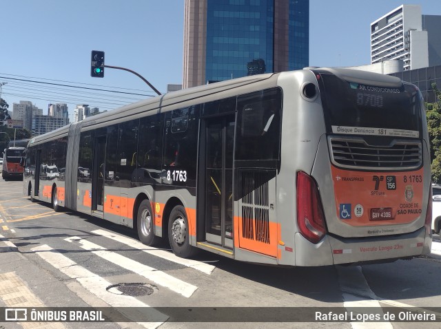 TRANSPPASS - Transporte de Passageiros 8 1763 na cidade de São Paulo, São Paulo, Brasil, por Rafael Lopes de Oliveira. ID da foto: 11401133.