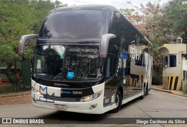 Empresa de Ônibus Nossa Senhora da Penha 59040 na cidade de São Paulo, São Paulo, Brasil, por Diego Cardoso da Silva. ID da foto: 11402475.