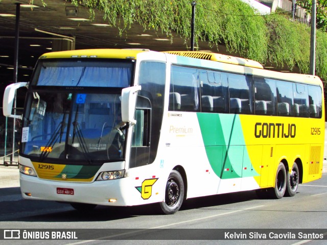 Empresa Gontijo de Transportes 12915 na cidade de Belo Horizonte, Minas Gerais, Brasil, por Kelvin Silva Caovila Santos. ID da foto: 11403453.