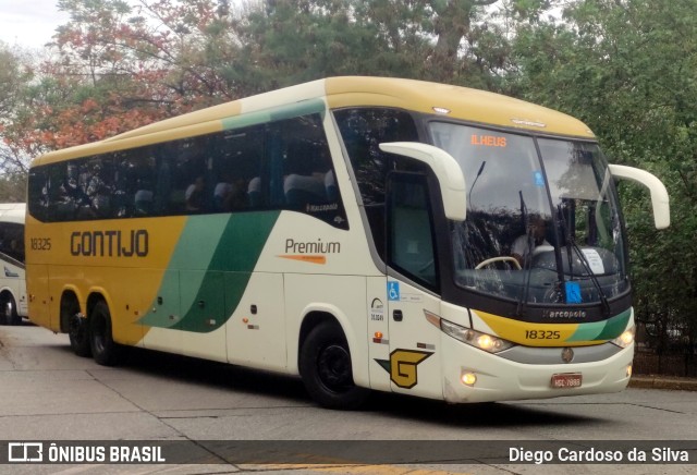 Empresa Gontijo de Transportes 18325 na cidade de São Paulo, São Paulo, Brasil, por Diego Cardoso da Silva. ID da foto: 11402359.