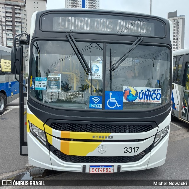 Viação Campo dos Ouros 3317 na cidade de Barueri, São Paulo, Brasil, por Michel Nowacki. Número da foto: #11404237.