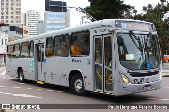 Expresso Azul 17L47 na cidade de Curitiba, Paraná, Brasil, por Paulo Henrique Pereira Borges. ID da foto: 11403528.