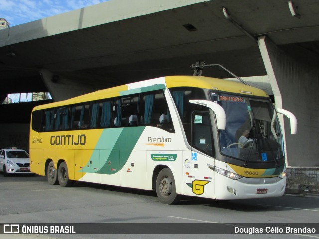 Empresa Gontijo de Transportes 18080 na cidade de Belo Horizonte, Minas Gerais, Brasil, por Douglas Célio Brandao. ID da foto: 11403748.