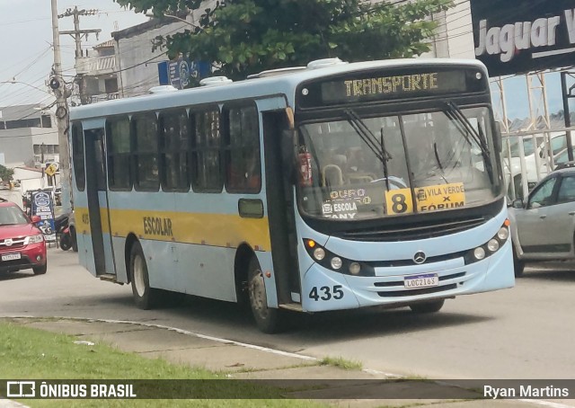 Ouro Negro Transportes e Turismo 435 na cidade de Rio das Ostras, Rio de Janeiro, Brasil, por Ryan Martins. ID da foto: 11402439.