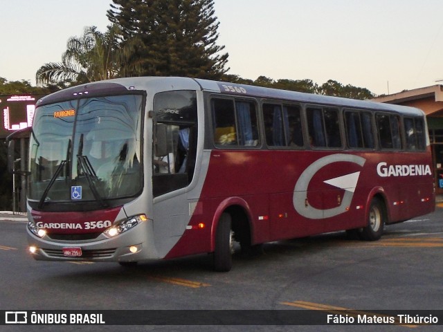 Expresso Gardenia 3560 na cidade de Três Corações, Minas Gerais, Brasil, por Fábio Mateus Tibúrcio. ID da foto: 11328789.