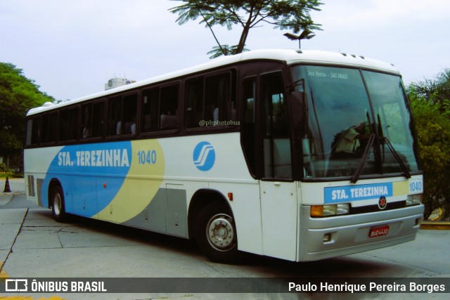 Empresa de Transportes Santa Terezinha 1040 na cidade de São Paulo, São Paulo, Brasil, por Paulo Henrique Pereira Borges. ID da foto: 11329419.