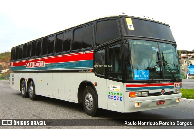 Viação Caprioli 876 na cidade de Barra do Piraí, Rio de Janeiro, Brasil, por Paulo Henrique Pereira Borges. Número da foto: #11329422.