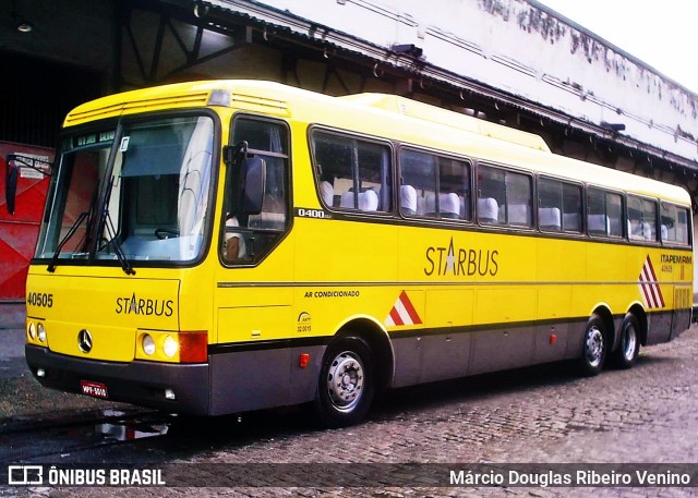 Viação Itapemirim 40505 na cidade de Rio de Janeiro, Rio de Janeiro, Brasil, por Márcio Douglas Ribeiro Venino. ID da foto: 11327968.