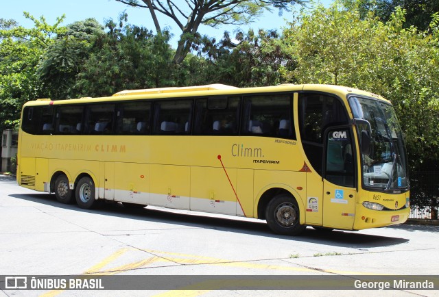 Viação Itapemirim 8657 na cidade de São Paulo, São Paulo, Brasil, por George Miranda. Número da foto: #11329279.
