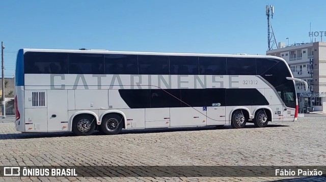 Auto Viação Catarinense 321312 na cidade de Balneário Camboriú, Santa Catarina, Brasil, por Fábio Paixão. Número da foto: #11328207.