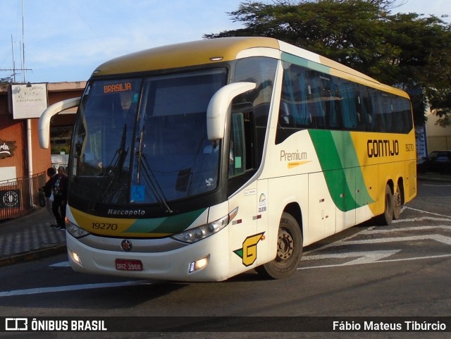 Empresa Gontijo de Transportes 19270 na cidade de Três Corações, Minas Gerais, Brasil, por Fábio Mateus Tibúrcio. ID da foto: 11328791.