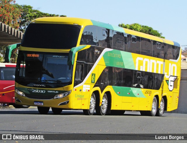 Empresa Gontijo de Transportes 25030 na cidade de Araxá, Minas Gerais, Brasil, por Lucas Borges . Número da foto: #11329514.