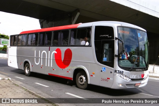 Expresso Unir 2690 na cidade de Belo Horizonte, Minas Gerais, Brasil, por Paulo Henrique Pereira Borges. Número da foto: #11329424.