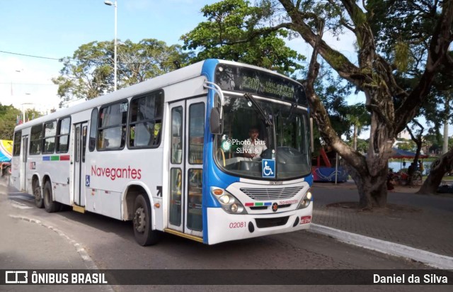 Consórcio Navegantes - 02 > Viação São Jorge > Transurb Transporte Urbano 02081 na cidade de João Pessoa, Paraíba, Brasil, por Daniel da Silva. Número da foto: #11328733.