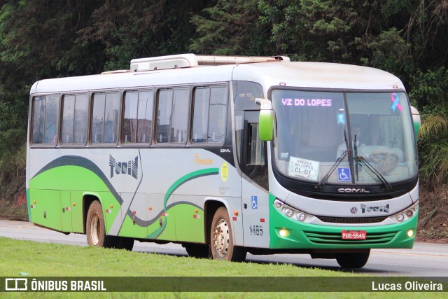 Turin Transportes 1485 na cidade de Conselheiro Lafaiete, Minas Gerais, Brasil, por Lucas Oliveira. Número da foto: #11329440.