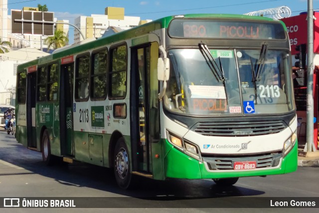 Rápido Cuiabá Transporte Urbano 2113 na cidade de Cuiabá, Mato Grosso, Brasil, por Leon Gomes. Número da foto: #11328637.
