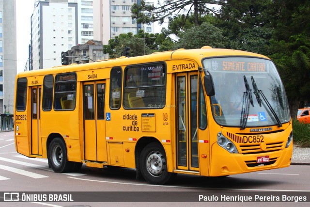 Cristo Rei > CCD Transporte Coletivo > SPE Via Mobilidade S/A DC852 na cidade de Curitiba, Paraná, Brasil, por Paulo Henrique Pereira Borges. Número da foto: #11329404.