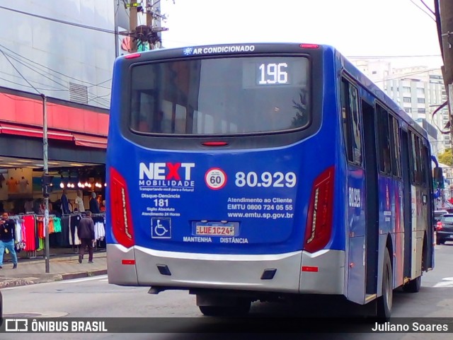 Next Mobilidade - ABC Sistema de Transporte 80.929 na cidade de Santo André, São Paulo, Brasil, por Juliano Soares. Número da foto: #11407301.