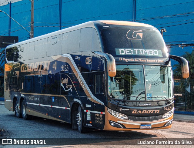 Auto Viação Gadotti 5122 na cidade de São Paulo, São Paulo, Brasil, por Luciano Ferreira da Silva. Número da foto: #11406306.