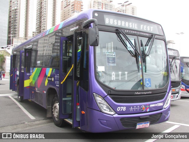 ATT - Alto Tietê Transportes Ferraz de Vasconcelos 078 na cidade de Barueri, São Paulo, Brasil, por Jorge Gonçalves. Número da foto: #11406727.