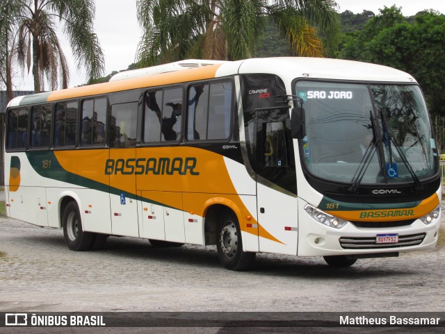 Viação Bassamar 181 na cidade de Juiz de Fora, Minas Gerais, Brasil, por Mattheus Bassamar. ID da foto: 11406733.