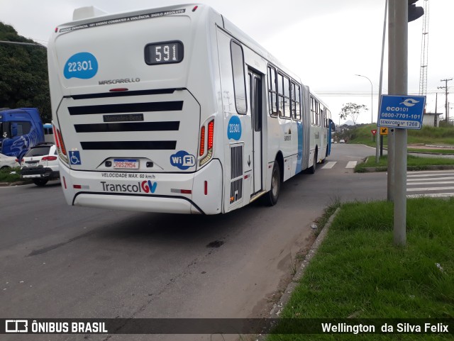 Nova Transporte 22301 na cidade de Serra, Espírito Santo, Brasil, por Wellington  da Silva Felix. Número da foto: #11406123.