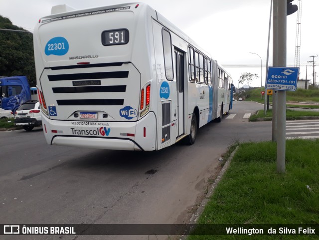 Nova Transporte 22301 na cidade de Serra, Espírito Santo, Brasil, por Wellington  da Silva Felix. ID da foto: 11406123.