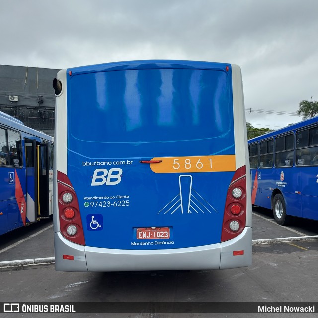 BB Transportes e Turismo 5861 na cidade de Barueri, São Paulo, Brasil, por Michel Nowacki. Número da foto: #11406449.