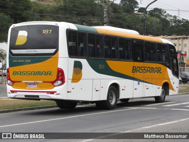 Viação Bassamar 181 na cidade de Juiz de Fora, Minas Gerais, Brasil, por Mattheus Bassamar. ID da foto: 11406741.