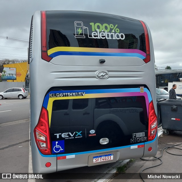 Higer KLQ111HYAEV na cidade de Barueri, São Paulo, Brasil, por Michel Nowacki. Número da foto: #11406397.