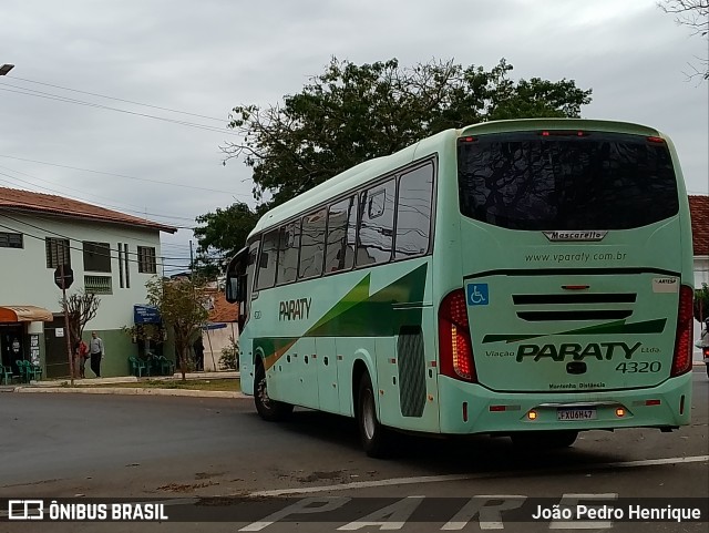 Viação Paraty 4320 na cidade de Jaú, São Paulo, Brasil, por João Pedro Henrique. ID da foto: 11406627.