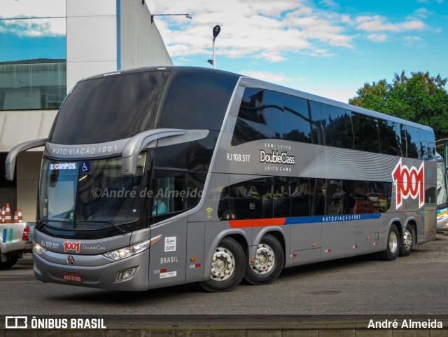 Auto Viação 1001 RJ 108.517 na cidade de Rio de Janeiro, Rio de Janeiro, Brasil, por André Almeida. Número da foto: #11404801.