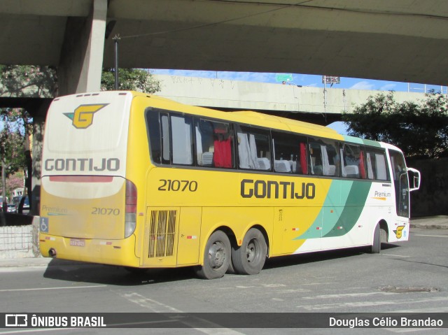 Empresa Gontijo de Transportes 21070 na cidade de Belo Horizonte, Minas Gerais, Brasil, por Douglas Célio Brandao. ID da foto: 11408691.