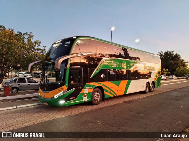 Tocantins Transportes e Turismo 3089 na cidade de Teresina, Piauí, Brasil, por Luan Araujo. ID da foto: 11408780.