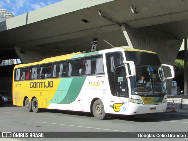 Empresa Gontijo de Transportes 21070 na cidade de Belo Horizonte, Minas Gerais, Brasil, por Douglas Célio Brandao. ID da foto: 11408687.