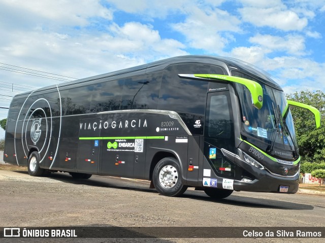 Viação Garcia 82009 na cidade de Paranavaí, Paraná, Brasil, por Celso da Silva Ramos. Número da foto: #11407480.