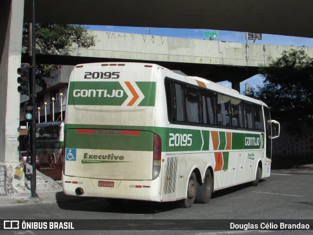 Empresa Gontijo de Transportes 20195 na cidade de Belo Horizonte, Minas Gerais, Brasil, por Douglas Célio Brandao. ID da foto: 11409171.