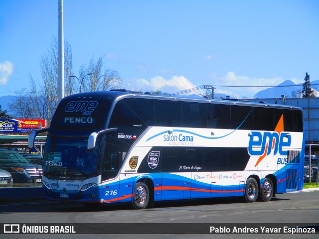 Pullman Eme Bus 276 na cidade de Rancagua, Cachapoal, Libertador General Bernardo O'Higgins, Chile, por Pablo Andres Yavar Espinoza. Número da foto: #11410087.
