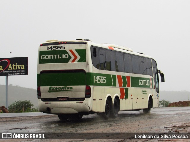 Empresa Gontijo de Transportes 14565 na cidade de Taquaritinga do Norte, Pernambuco, Brasil, por Lenilson da Silva Pessoa. ID da foto: 11409135.