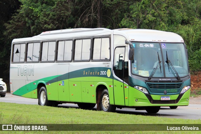 Turin Transportes 2100 na cidade de Conselheiro Lafaiete, Minas Gerais, Brasil, por Lucas Oliveira. ID da foto: 11408334.